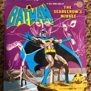 BATMAN, THE SCARECROW'S MIRAGE (7" 33 1/3 RPM Little LP Vinyl)